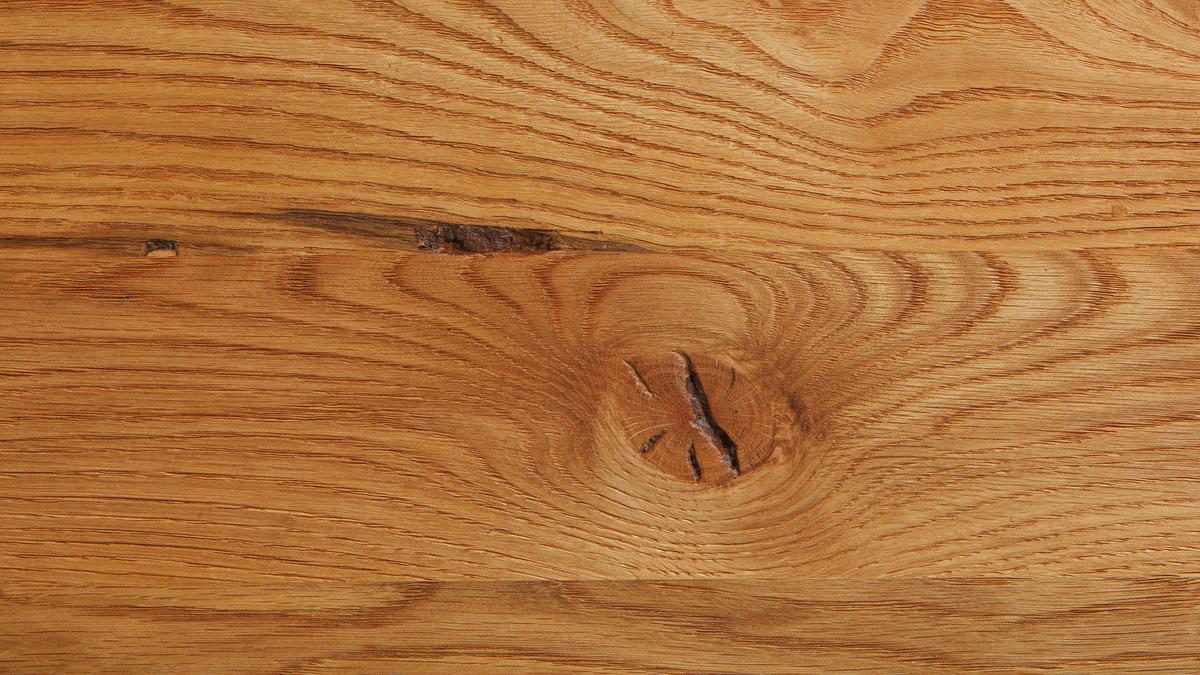 Bett Ancona, Wildeiche 160x200 cm - Wildeiche/Eichefarben, Natur, Holz (160/200cm) - Hasena