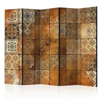 PARAVENT Braun Beige B: 225 cm - Beige/Braun, Basics, Holz/Kunststoff (225/172/3cm) - artgeist