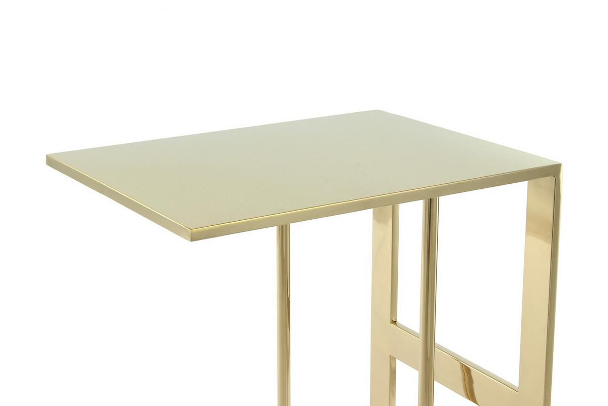 Beistelltisch Sten Goldfarben B: 40 cm - Goldfarben, Design, Metall (40/60/30cm) - Kayoom