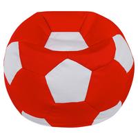 Ülőzsák Ball Red - piros/fehér, Modern, textil (65/65/50cm) - Mömax