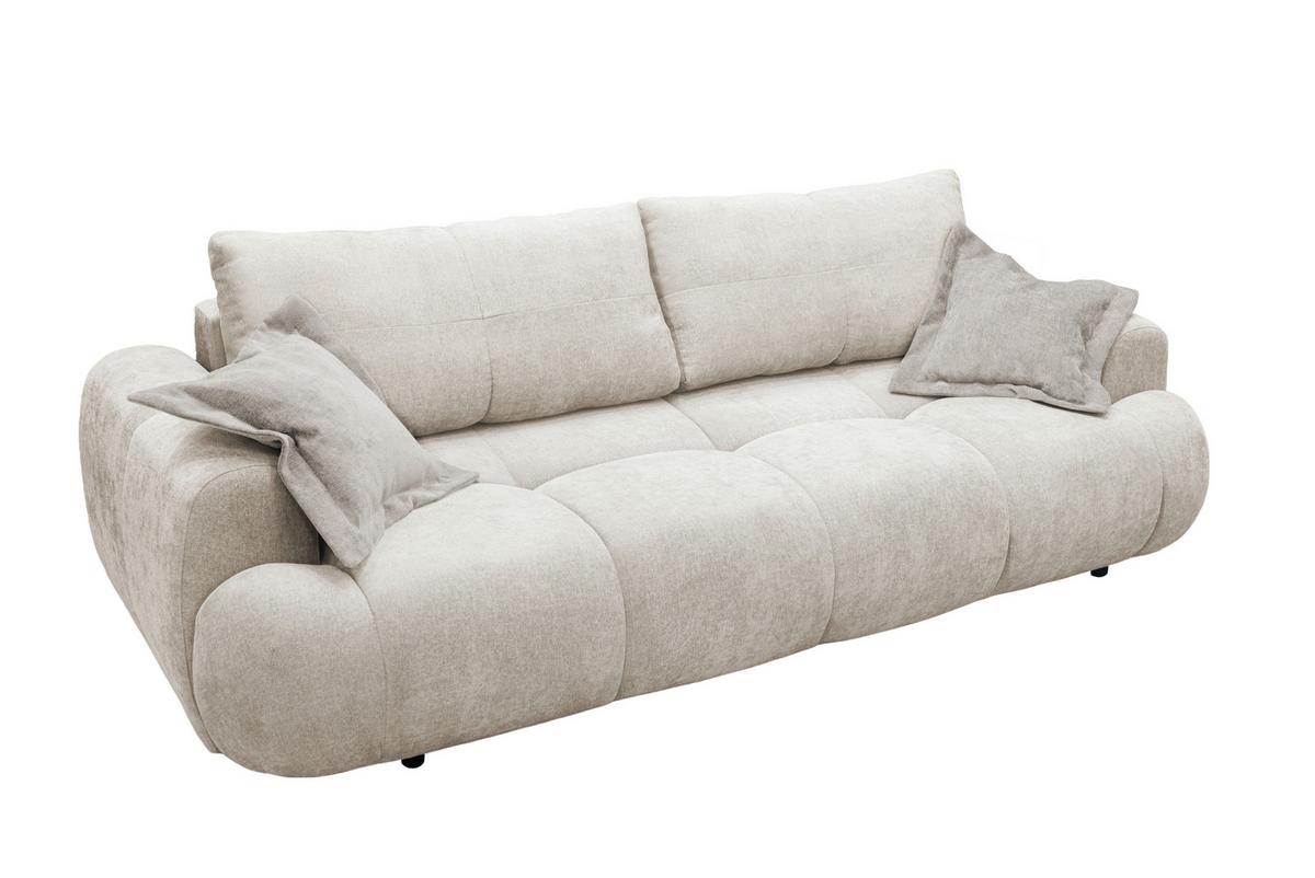 Schlafsofa Alessano Champagner, B: 254cm - Champagner/Beige, MODERN, Holzwerkstoff/Kunststoff (254/69-93/116cm) - MID.YOU
