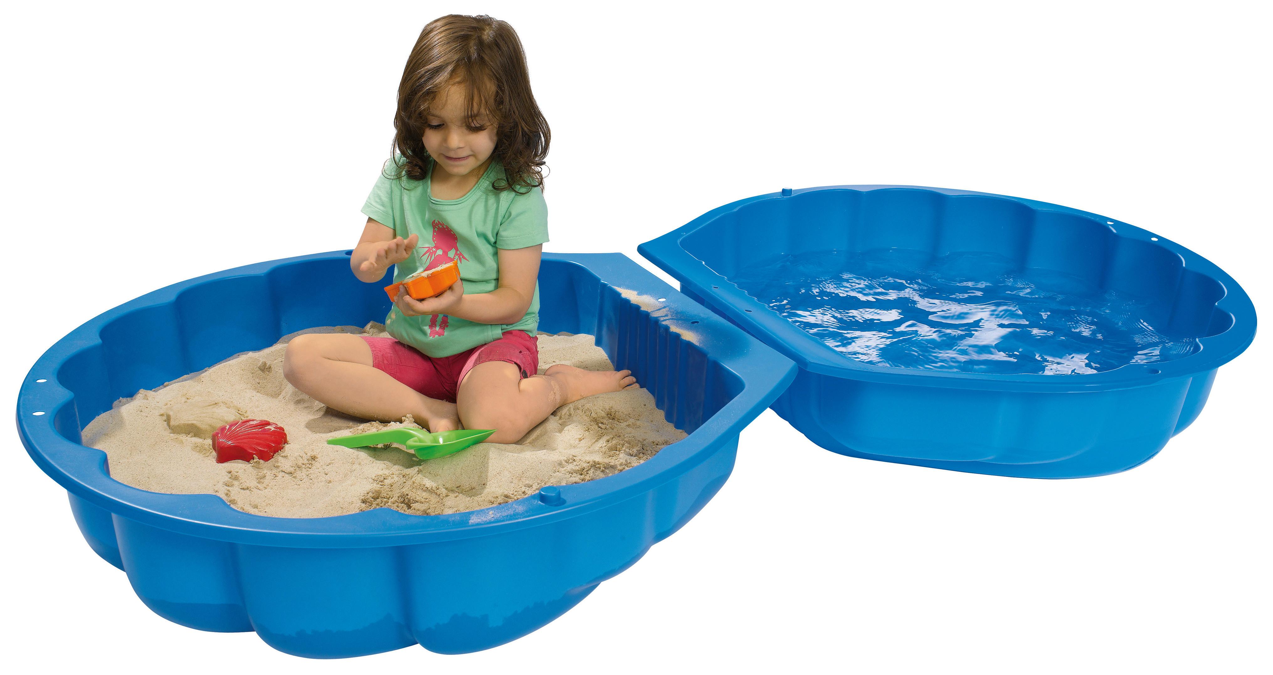 Sand- und Wassermuschel Big Sand- und Wassermuschel - Blau, Basics, Kunststoff (88/4,8cm) - BIG