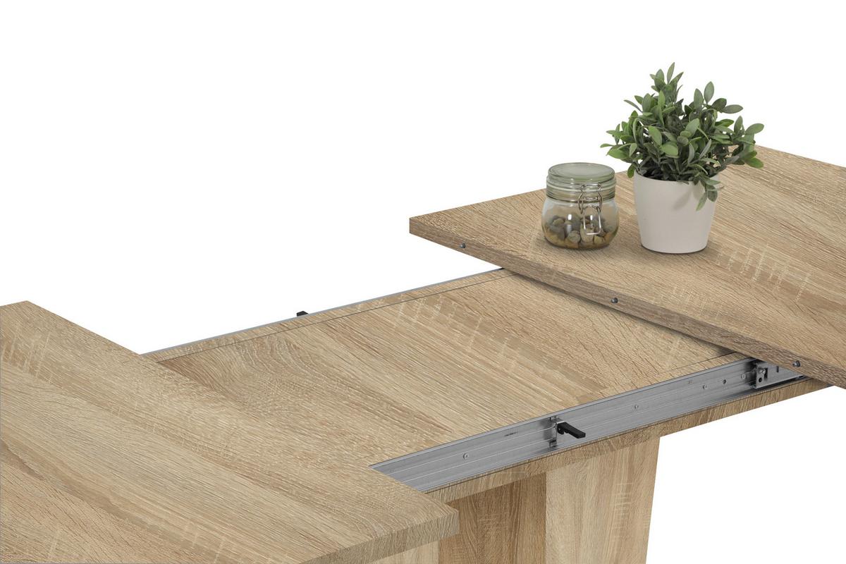 Esstisch Britt T - Sonoma Eiche, MODERN, Holzwerkstoff (110-150/69/76cm) - MID.YOU