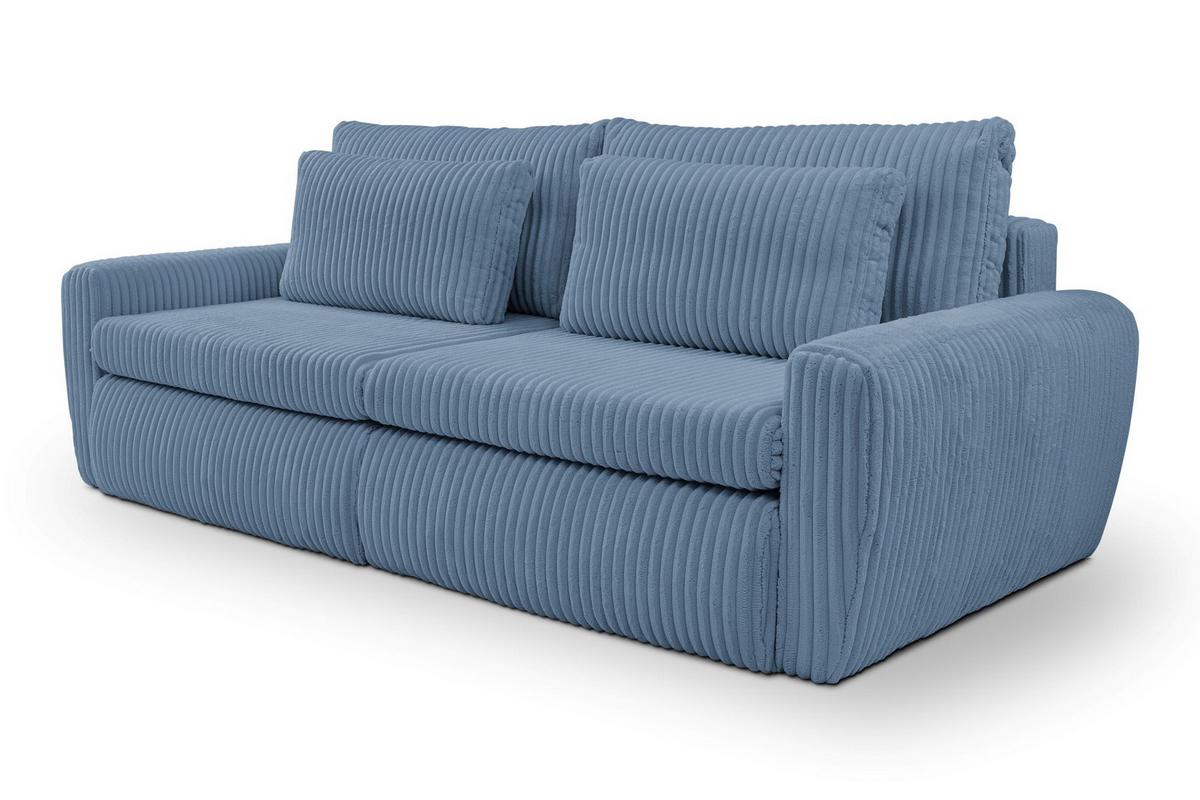 Schlafsofa Mevi Blau B: 240 Cm - Blau, MODERN (240/72-90/120cm) - Premium Living