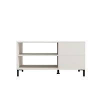 Dohányzóasztal Marron 101/52cm - kasmírszínű/fekete, Modern, műanyag/faalapú anyag (101/52/54,5cm)