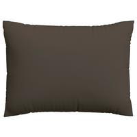 Kissenbezug Knitted 70x90 cm Jersey Dunkelbraun - Dunkelbraun, Basics, Textil (70/90cm) - Schlafgut