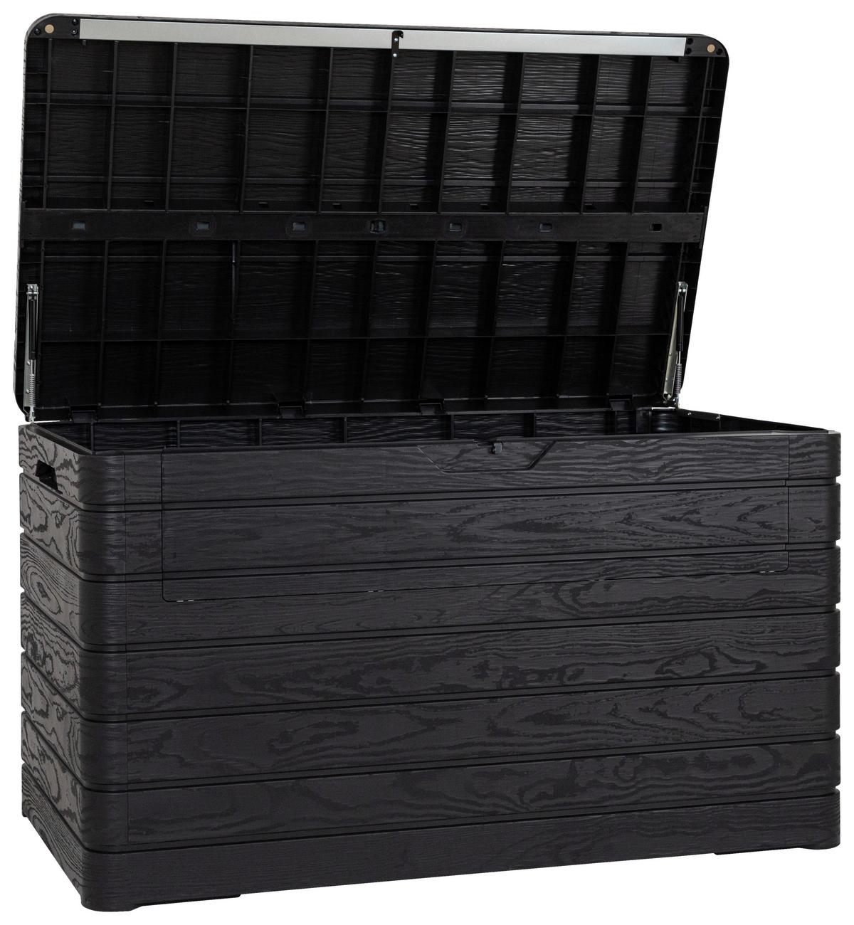 BOX NA VANKÚŠE DOLOMITI - antracitová, Basics, plast (146/85/82cm) - Mömax