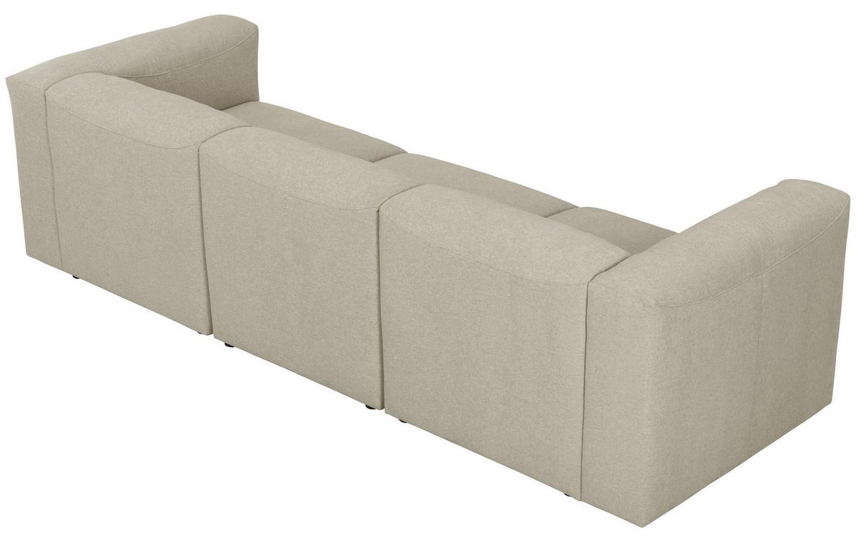 3-sitzer-sofa Lena Mit Armlehnen, Creme - Creme, Design, Textil (275/73/100cm) - Max Winzer