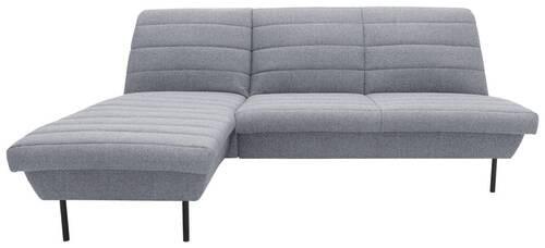Ecksofa Looks Ix Grau/Hellblau - Schwarz/Grau, Design, Textil (168/214cm) - LOOKS by W.Joop