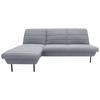 Ecksofa Looks Ix Grau/Hellblau - Schwarz/Grau, Design, Textil (168/214cm) - LOOKS by W.Joop