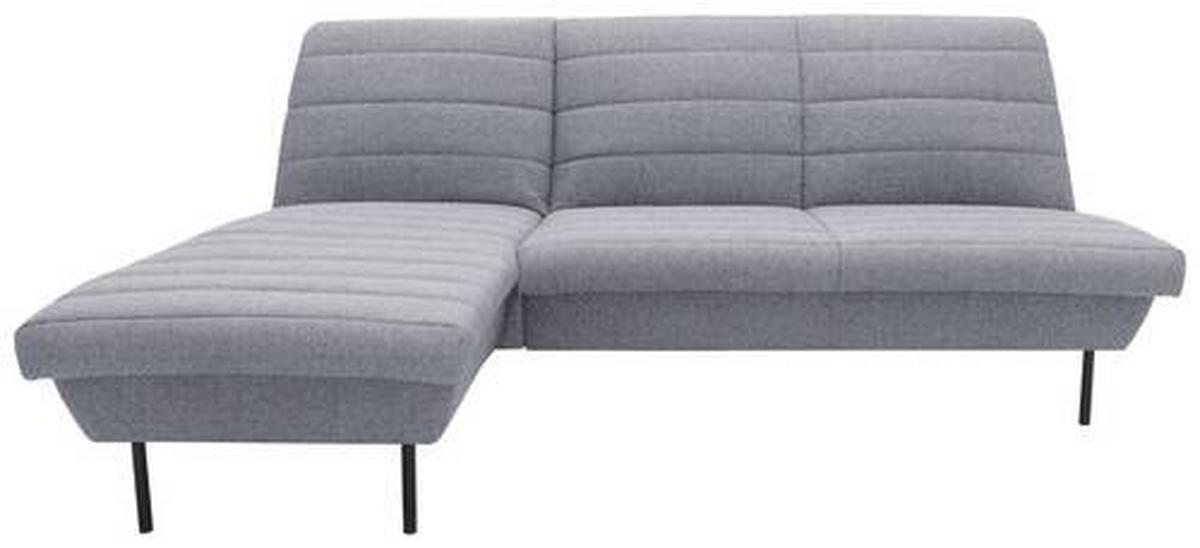 Ecksofa Looks Ix Grau/Hellblau - Schwarz/Grau, Design, Textil (168/214cm) - LOOKS by W.Joop