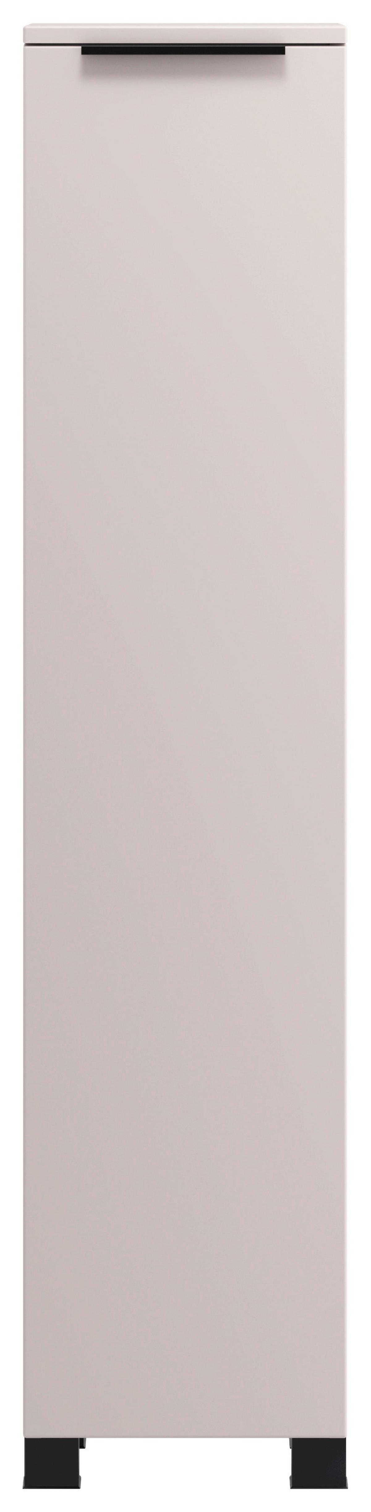 Midischrank Sevilla Kaschmir, Schwarz - Kaschmir/Schwarz, MODERN, Holzwerkstoff (30/130/35cm) - Held