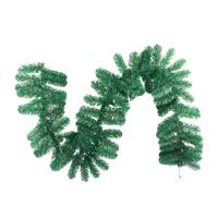 Tannengirlande Hannes - Grün, KONVENTIONELL, Kunststoff/Metall (24/180cm) - Luca Bessoni