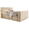 Boxspringbett Mit Bettkasten 180x200 Cm Denver - Sandfarben, KONVENTIONELL, Textil (180/200cm) - Carryhome