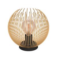 STOLNÁ LAMPA VENEZUELA - čierna/zlatá, Trend, kov (23,5/22,5cm) - Eglo