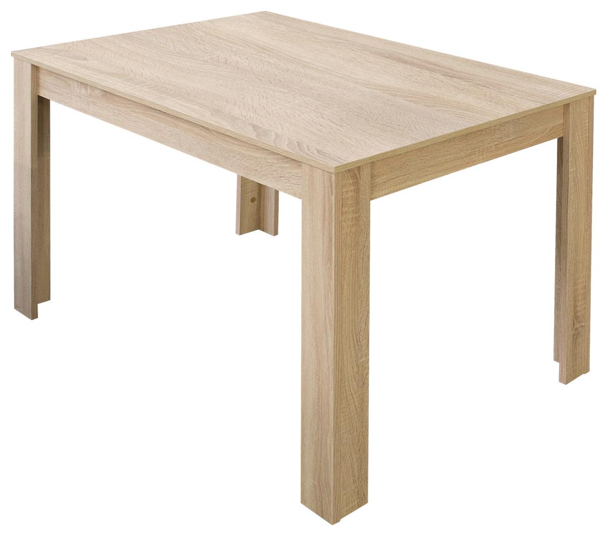 Esstisch Pit Sonoma Eiche Dekor L:120cm - Sonoma Eiche, MODERN, Holzwerkstoff (120/80/75cm) - Livetastic
