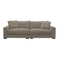 Mega pohovka PEDRO 1200, sivohnedý menčester - sivohnedá, Modern, kov/drevo (261/83/124cm) - Mömax