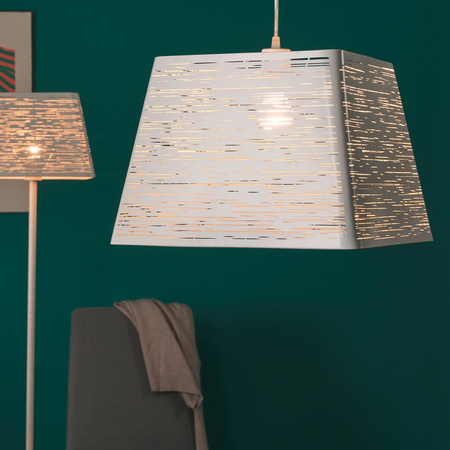 Hängeleuchte 4945/Sg - Weiß, Trend, Metall (40/110cm)