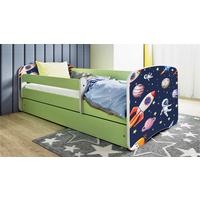 Kinder-/Juniorbett Babydreams inkl. Matratze 80x160 - Birkefarben/Weiß, MODERN, Holz/Holzwerkstoff (80/160cm) - MID.YOU