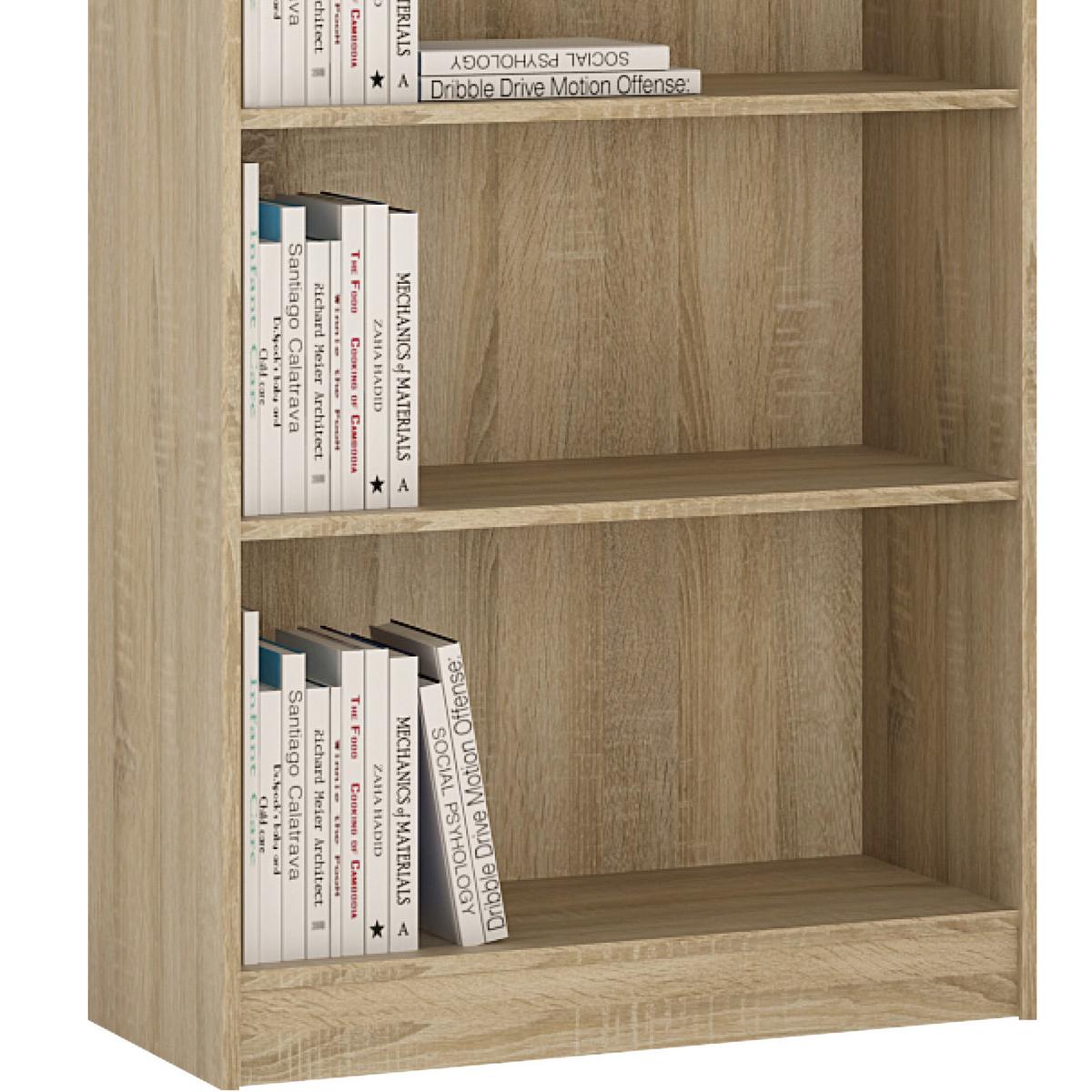 Regal 4-You B 74 cm, Eiche Dekor - Sonoma Eiche, MODERN, Holz (74/189,5/35,2cm)