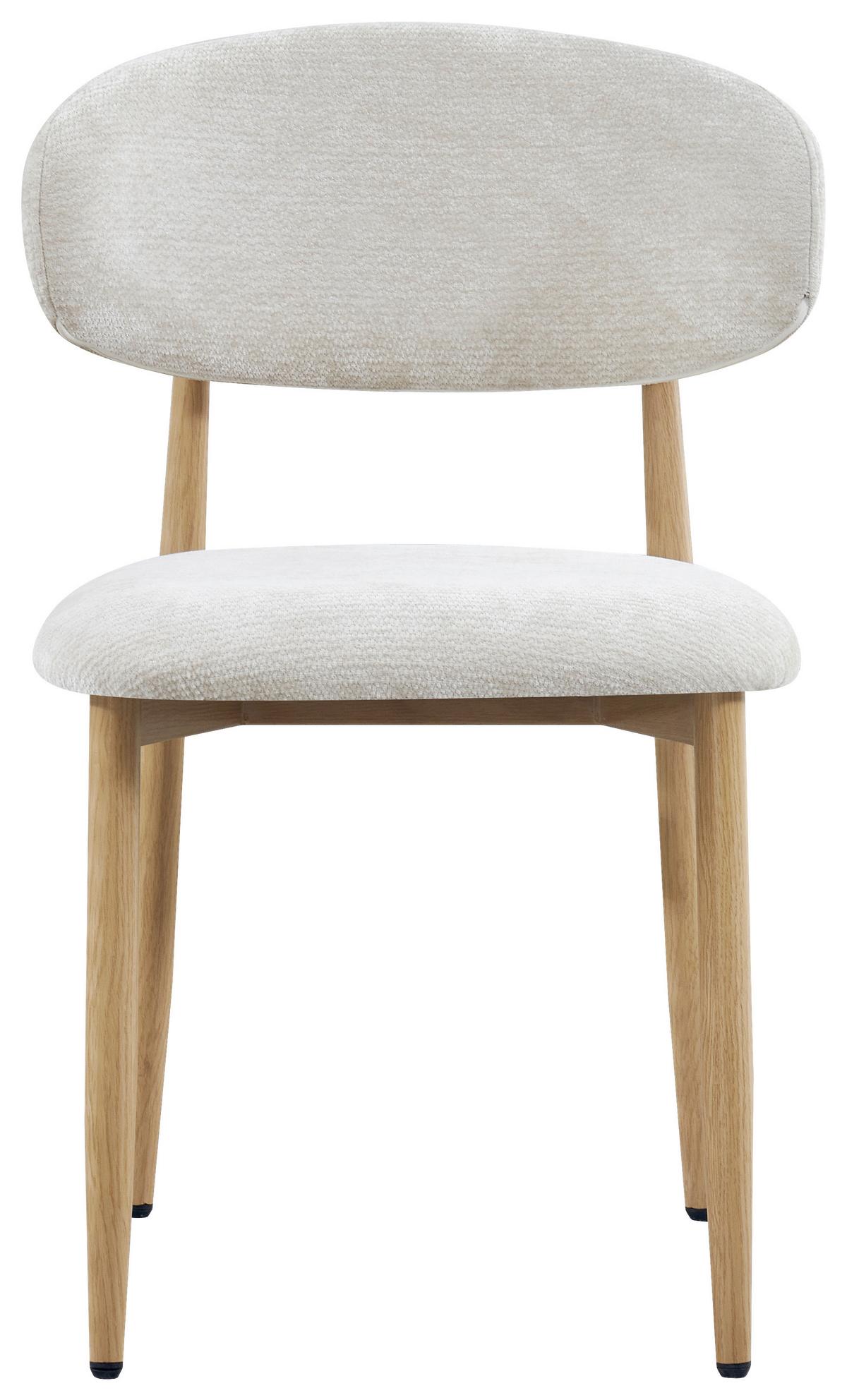 STOLIČKA IDA - farba duba/béžová, Design, kov/drevo (50/80/57cm) - Mömax