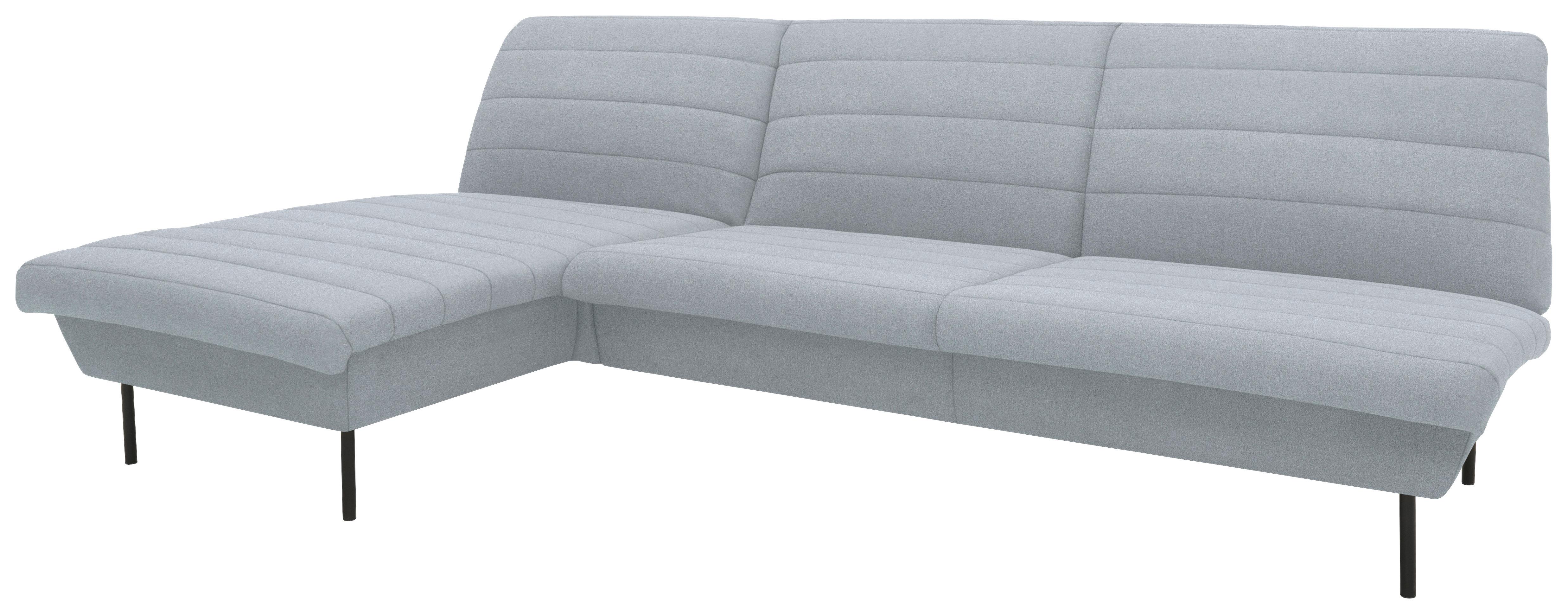 Ecksofa Looks Ix Hellblau - Schwarz/Hellblau, Design, Textil (168/274cm) - LOOKS by W.Joop