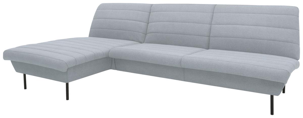 Ecksofa Looks Ix Hellblau - Schwarz/Hellblau, Design, Textil (168/274cm) - LOOKS by W.Joop