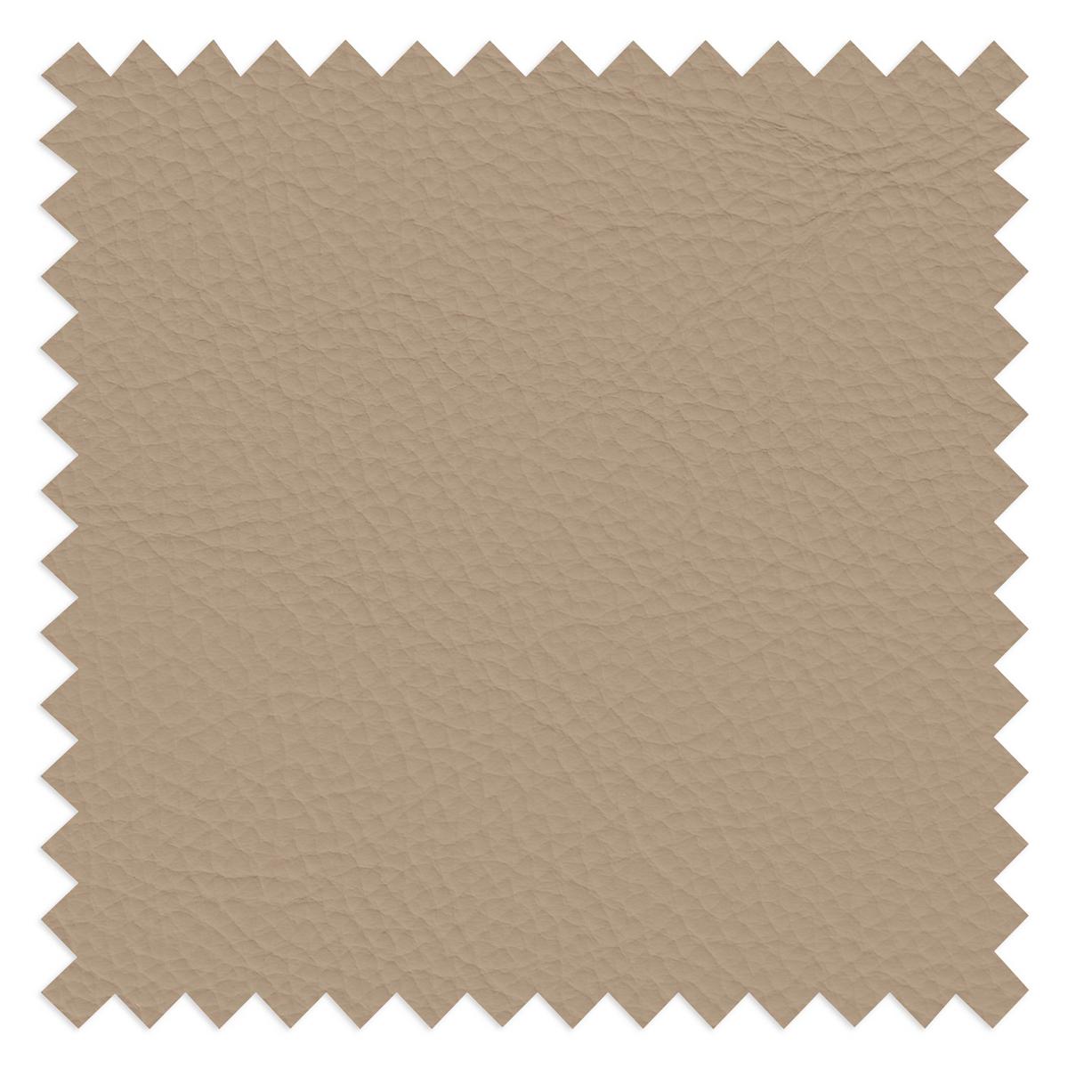 Relaxliege Swing Silver Braun B: 65 cm - Silberfarben/Braun, Design, Leder (65/65-95/171cm) - Livetastic