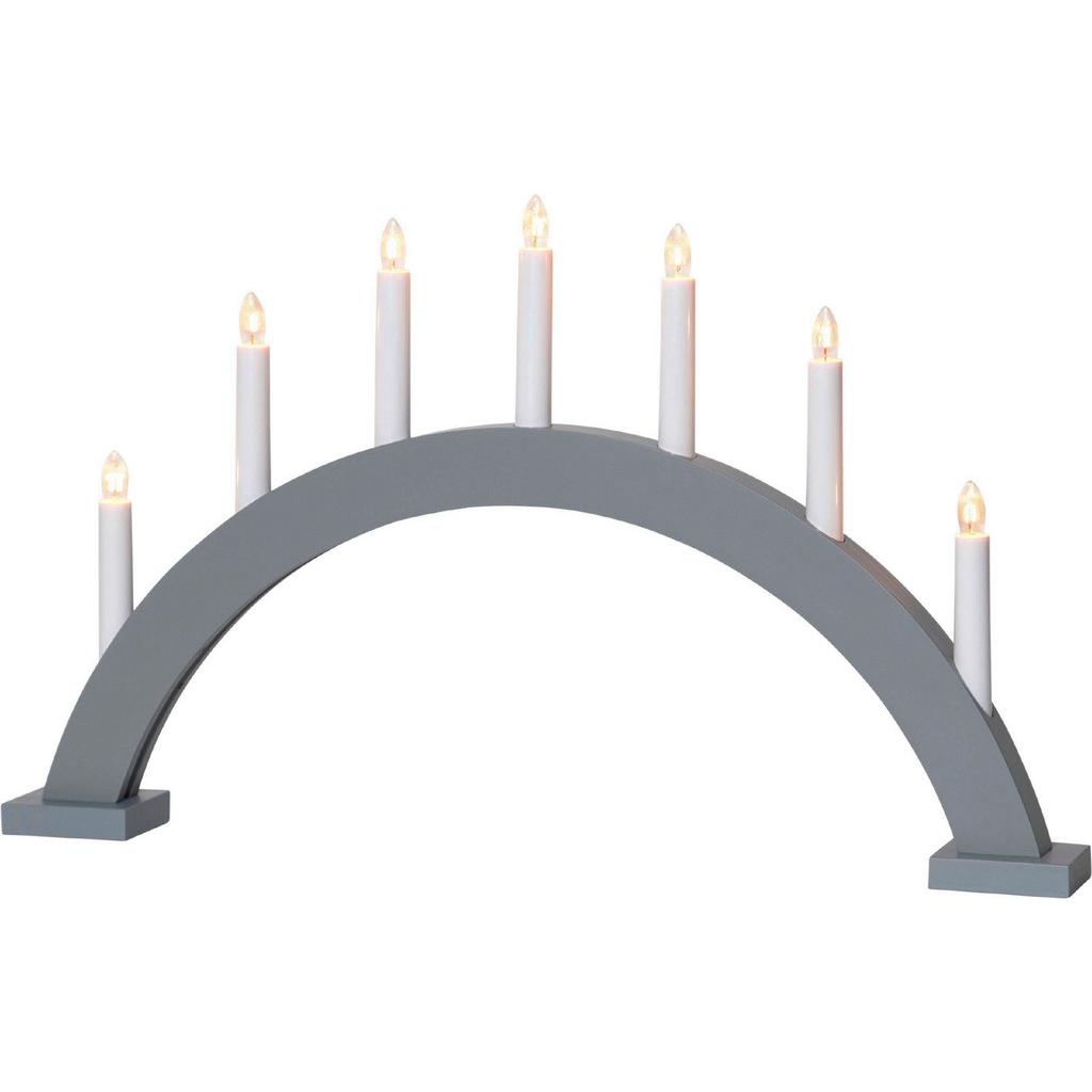 LED-Dekoleuchte Grau/Weiß Länge: 57 cm