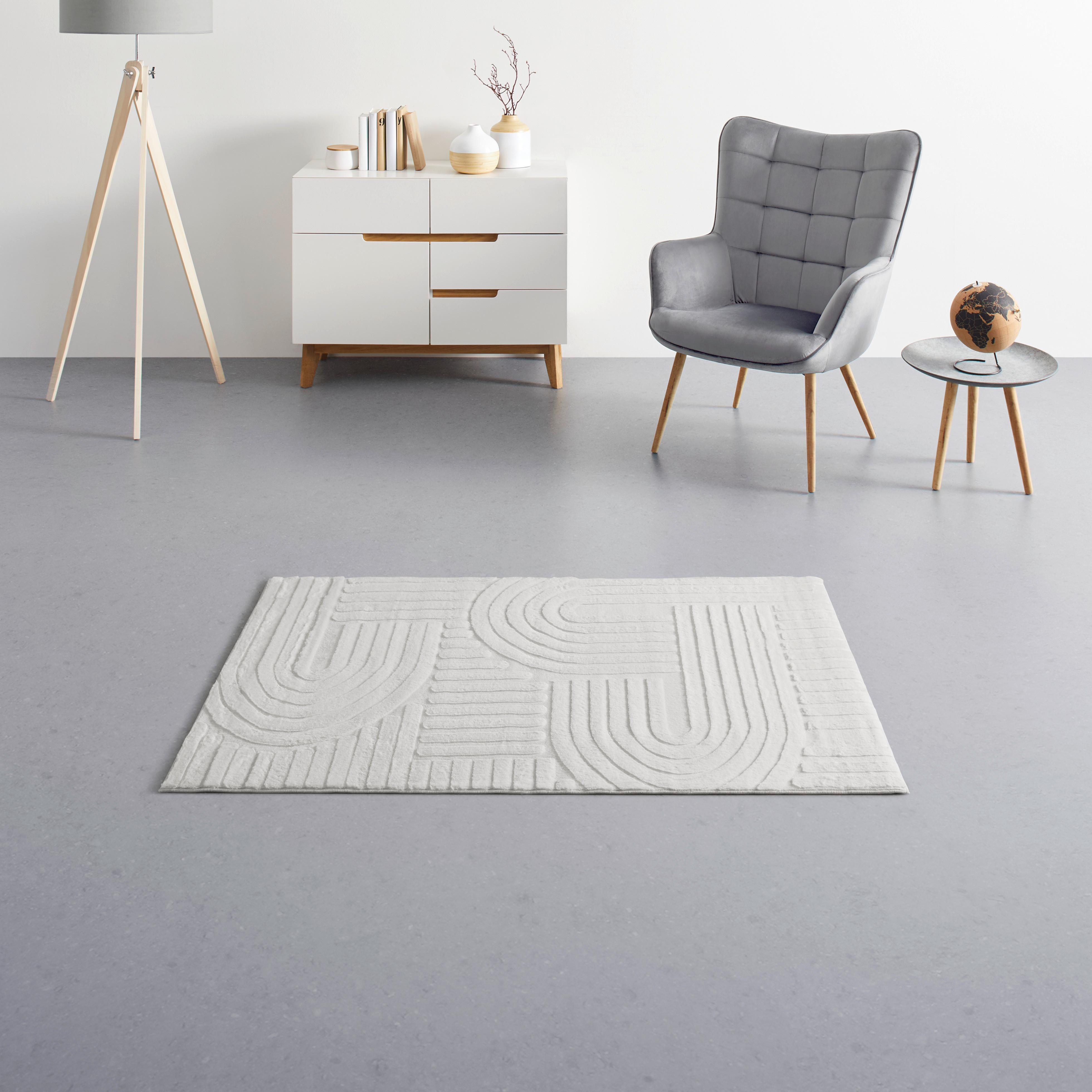 UMELÁ KOŽUŠINA BELLA - perleťová, Modern, textil (100/155cm) - Mömax