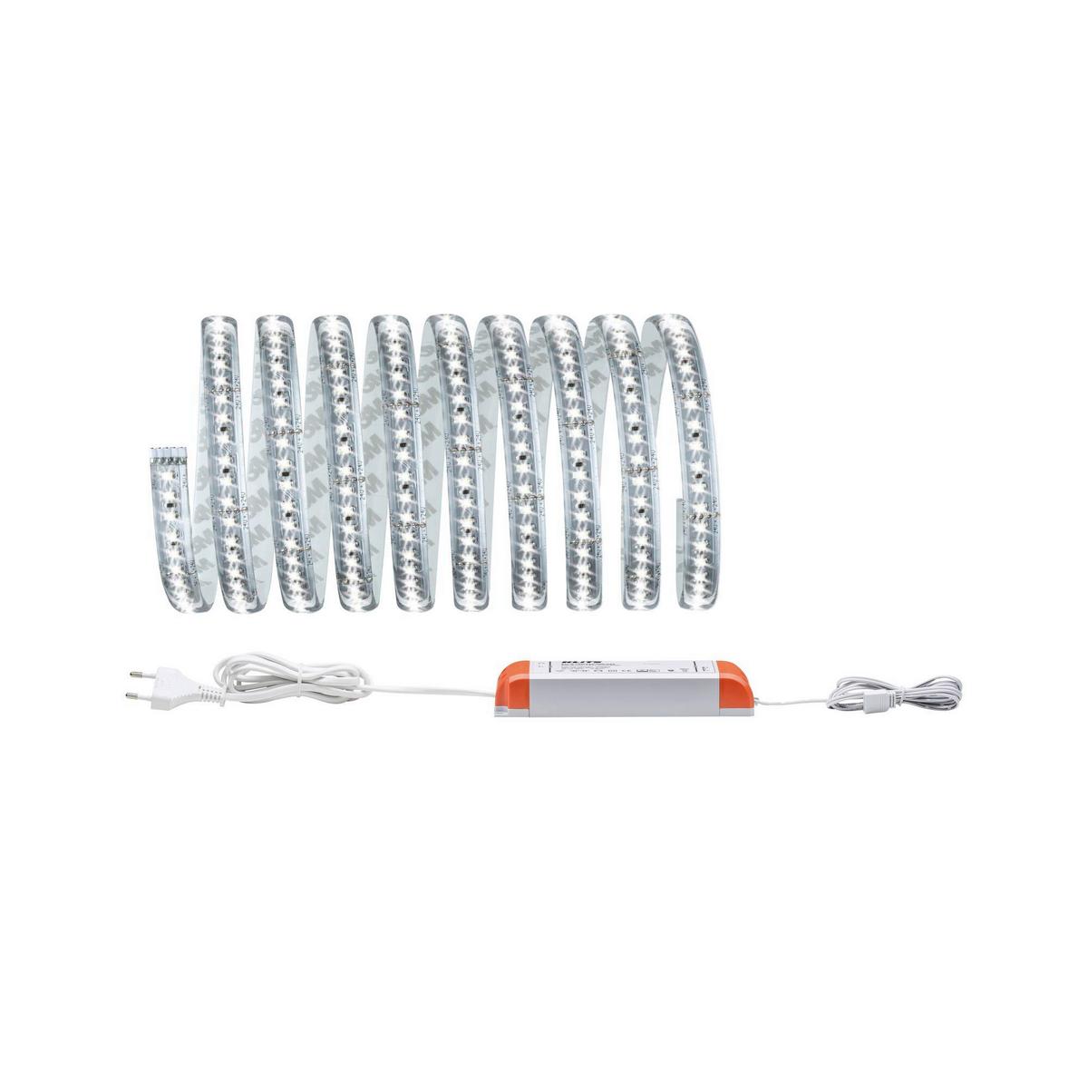 Led-streifen Max L: 3,50 Cm - Silberfarben, Design, Kunststoff (350/1,25/0,4cm) - Paulmann