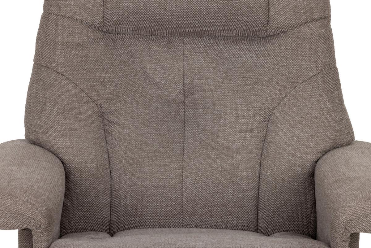 Relxsesselset Serenity Grau B: 80 Cm - Naturfarben/Grau, Design, Holz/Textil (80/109/79cm) - Livetastic