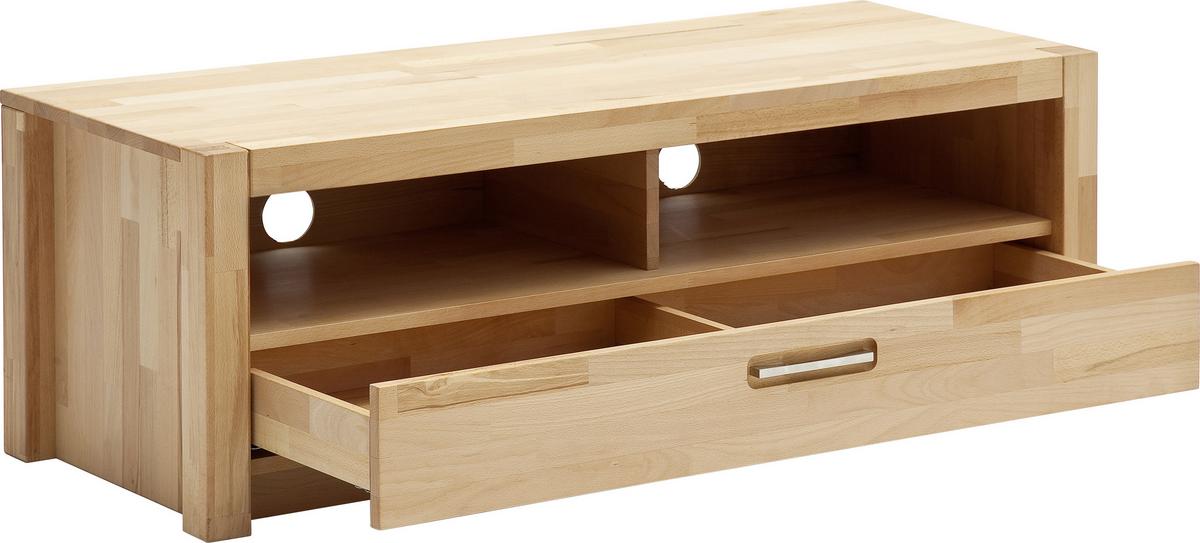 Tv-element Buchefarben, B: 125 Cm - Buchefarben, Design, Holz (125/43/46cm) - MID.YOU