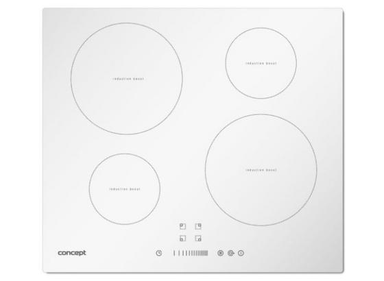Indukční Varná Deska Idv 2760 Wh - bílá, Moderní, kov/sklo (59/6/52cm) - Concept Indukční Varná Deska Idv 2760 Wh - bílá, Moderní, kov/sklo (59/6/52cm) - Concept