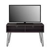 TV-Element Owen Braun B: 107 cm - Schwarz/Braun, Design, Holzwerkstoff/Metall (107/63/50cm) - MID.YOU