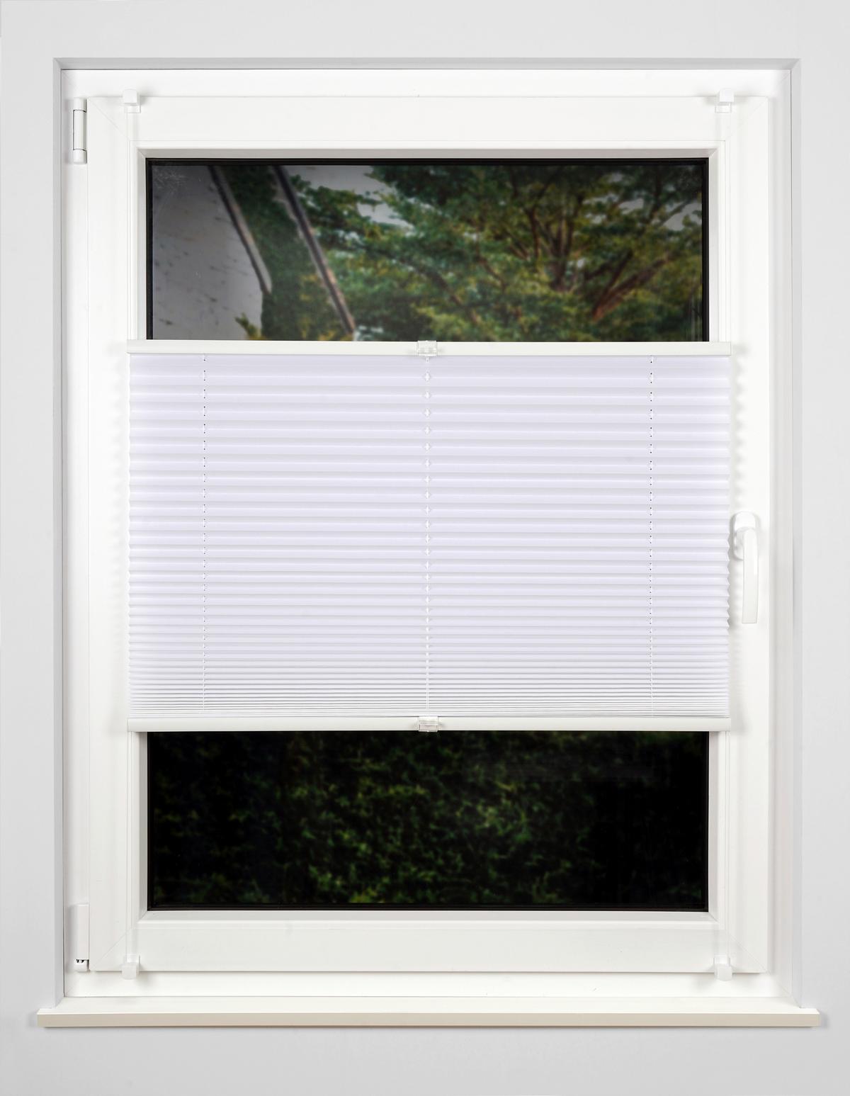 Plissee Free Weiß B: 70 Cm - Weiß, Basics, Textil (70/210cm) - Homeware