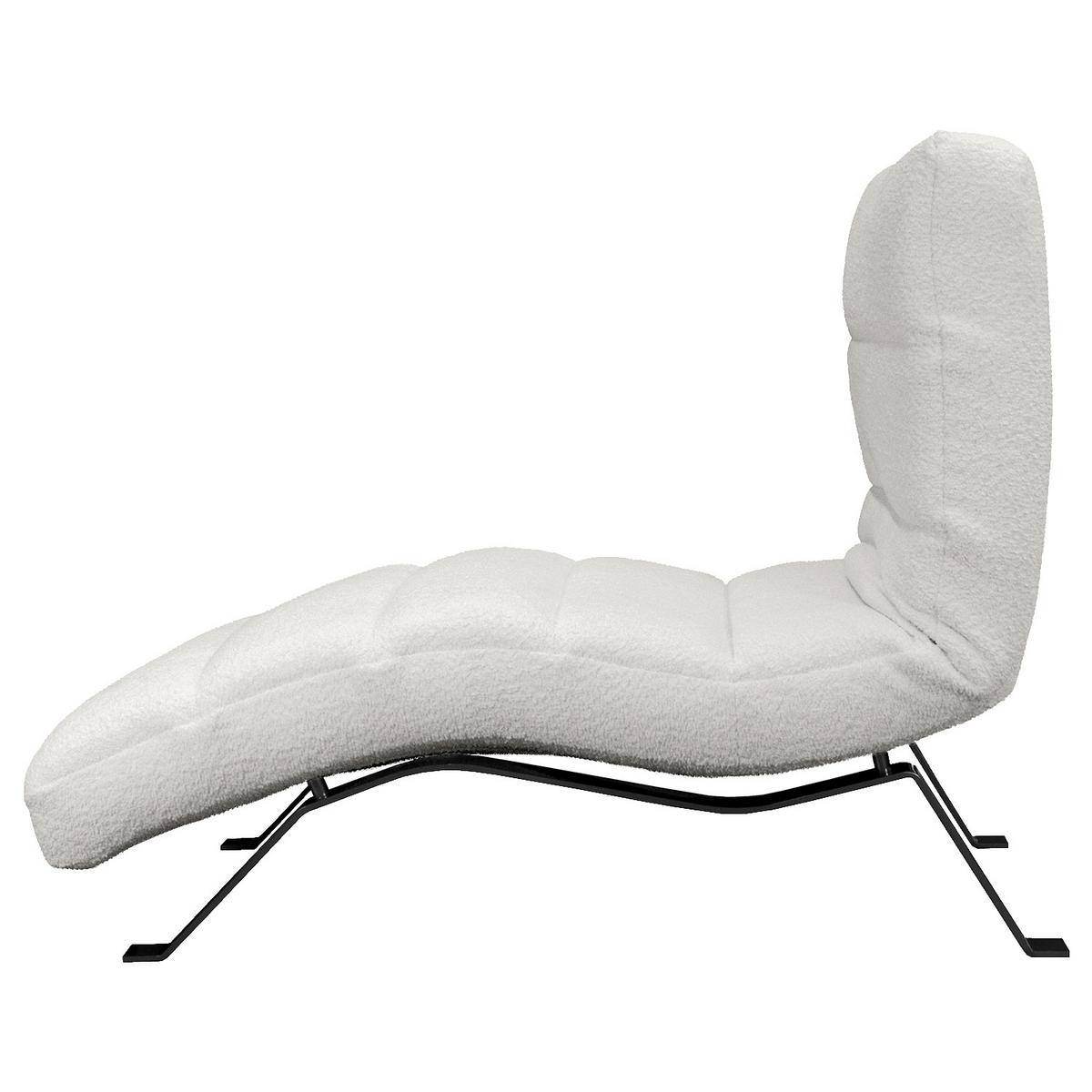 Relaxliege Swing Black Hellgrau B: 65 Cm - Hellgrau/Schwarz, Design, Textil (65/65-95/171cm) - Livetastic