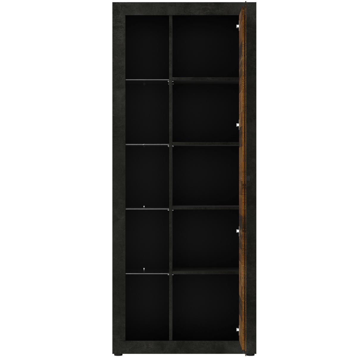 Stapelprogramm Kassel Eichefarben B: 306 cm - Eichefarben, ROMANTIK / LANDHAUS, Glas/Holzwerkstoff (306/192/42cm) - MID.YOU