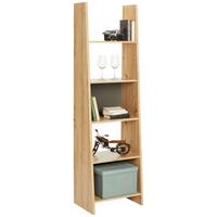 REGÁL PISA - dub artisan, Modern, kompozitné drevo (54/186/38cm) - Mömax