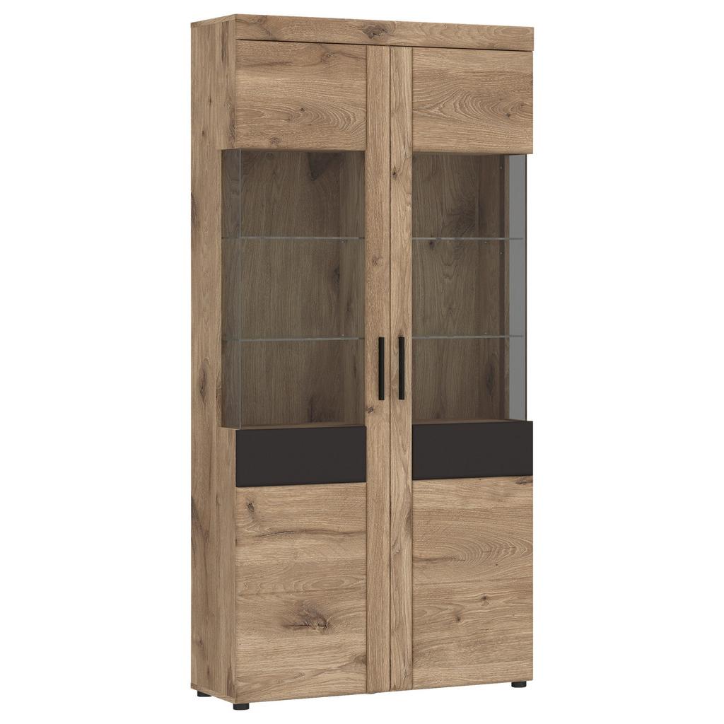 Vitrine Grano Eichefarben B: 92,8 Cm
