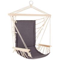 Hängesessel Nadine Nadine - Grau, KONVENTIONELL, Holz/Textil (47/110cm) - Ondega