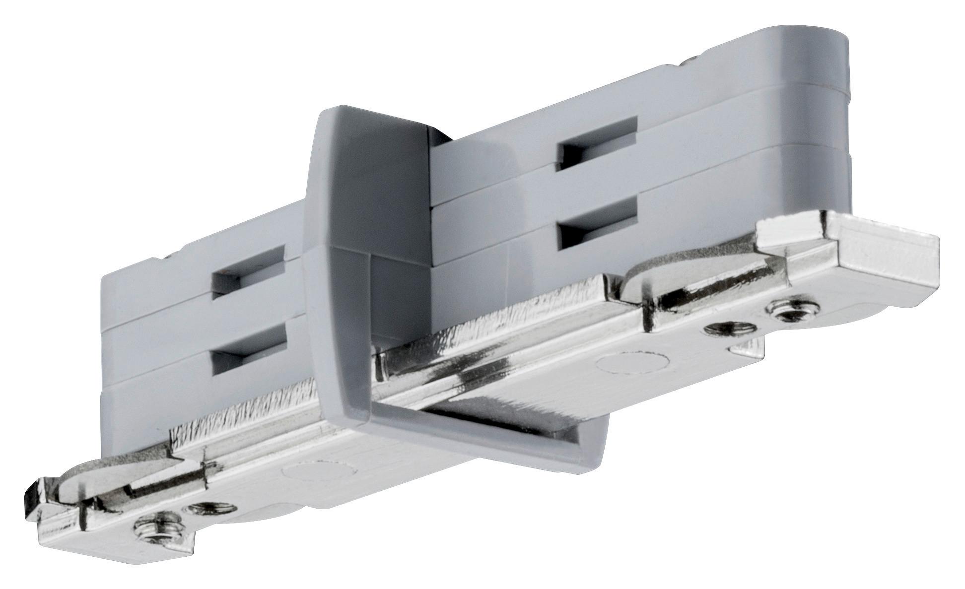 Schienensystem URail Strom- trenner 95140 Chromfarben - Chromfarben, Design, Metall (1,8/7/1,8cm) - Paulmann
