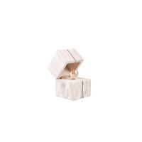 Tischleuchte 514110101 Treasure - Weiß, Trend, Holz (12/12/16cm) - Trio Leuchten