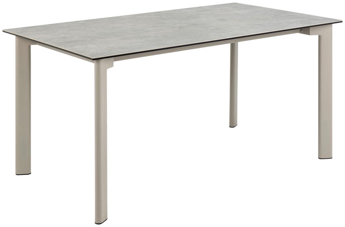 Jedálenský stôl PALERMO keramika  160x90cm - sivá, Trend, kov/keramika (160/75/90cm) - MID.YOU