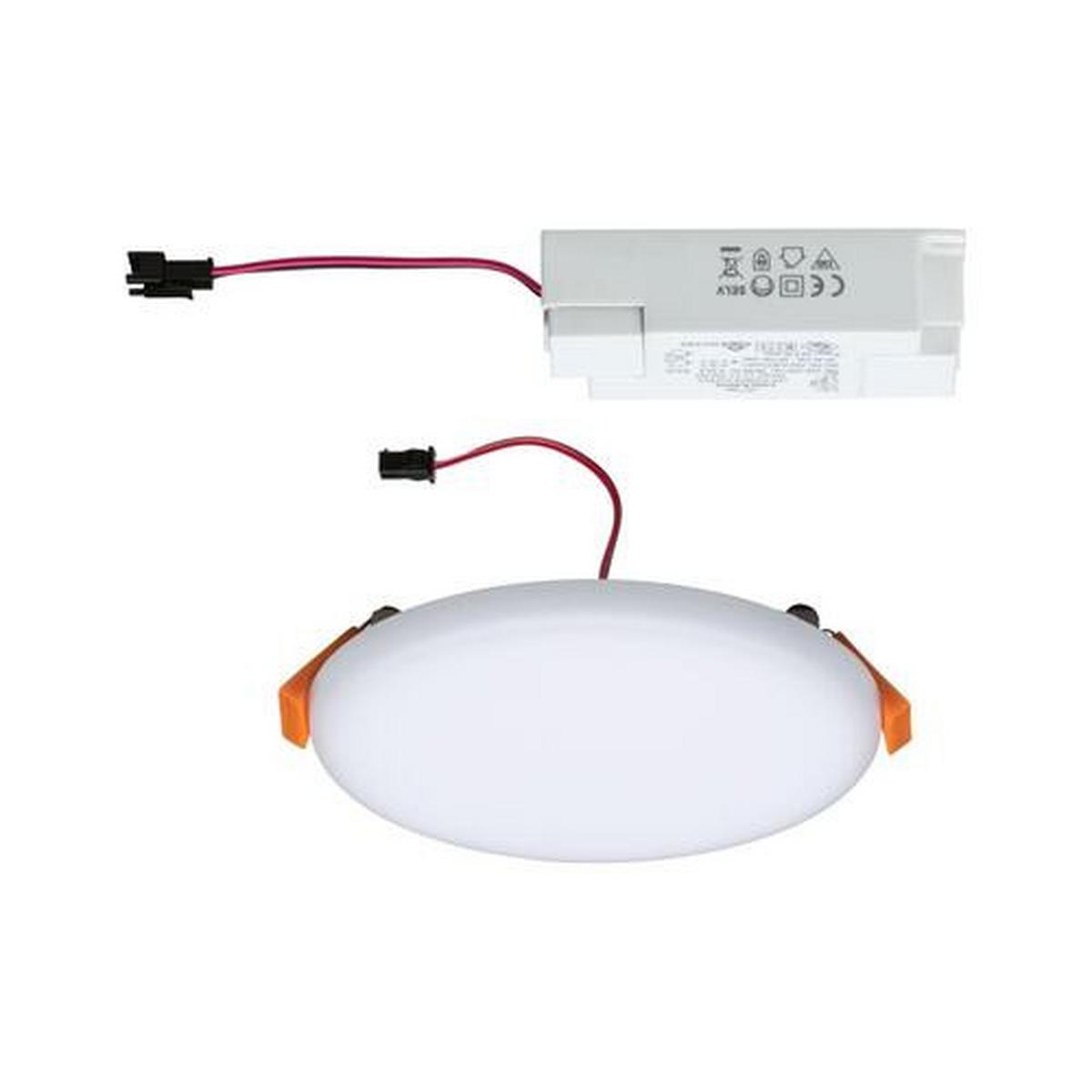 LED-Paneel Ø 12,5 cm Rund - Weiß, Basics, Kunststoff (12,5/1cm) - Paulmann