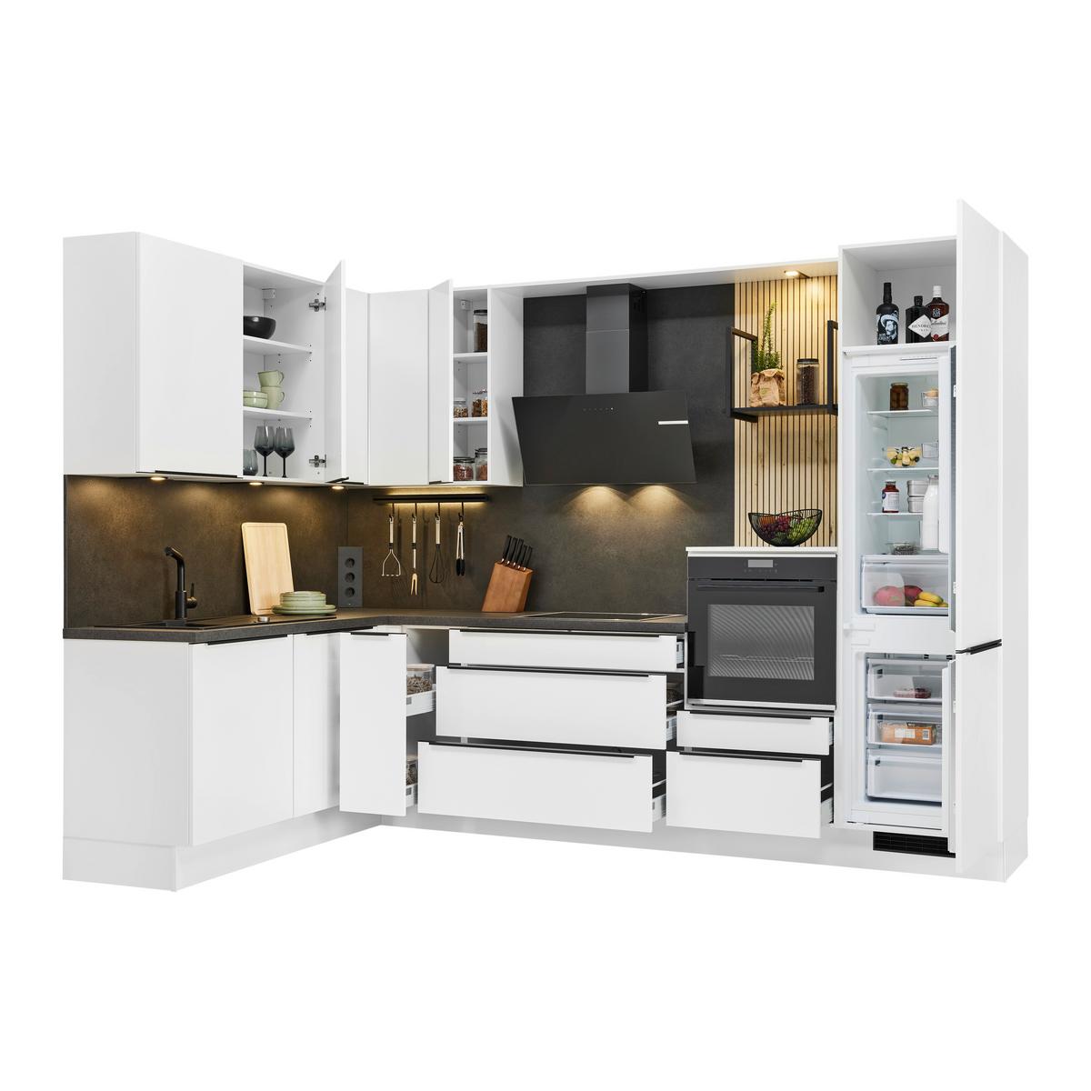 Eckküche Ip4050 - Basics, Holzwerkstoff (185/315cm) - Impuls