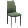 Stuhl Ratford - Schwarz/Grün, LIFESTYLE, Textil/Metall (44/96/58cm) - Livetastic