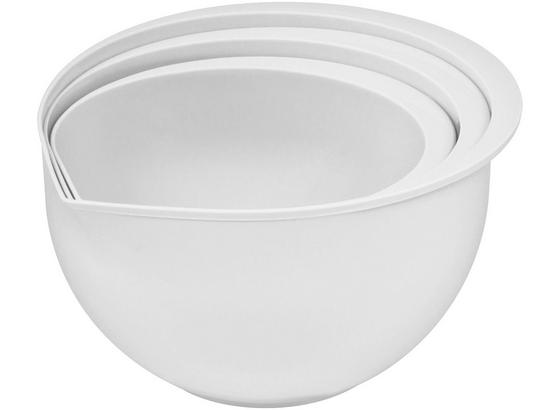 RÜHRSCHÜSSELSET LUISE - Pink/Weiß, KONVENTIONELL, Kunststoff (21,0/23,3/12,2cm) - Plast Team RÜHRSCHÜSSELSET LUISE - Pink/Weiß, KONVENTIONELL, Kunststoff (21,0/23,3/12,2cm) - Plast Team