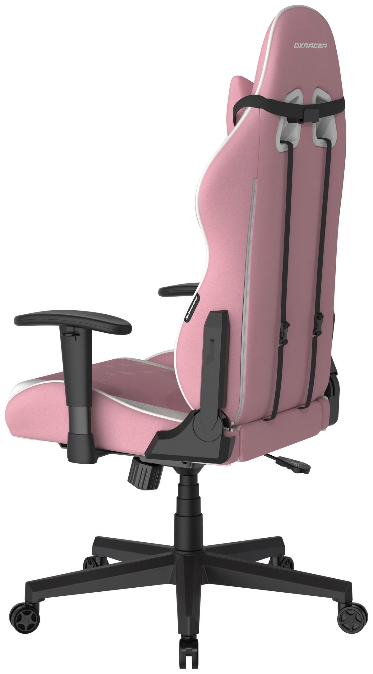 HERNÍ ŽIDLE PRINCE - bílá/pink, Moderní, textil/plast (67/126/67cm) - Dxracer