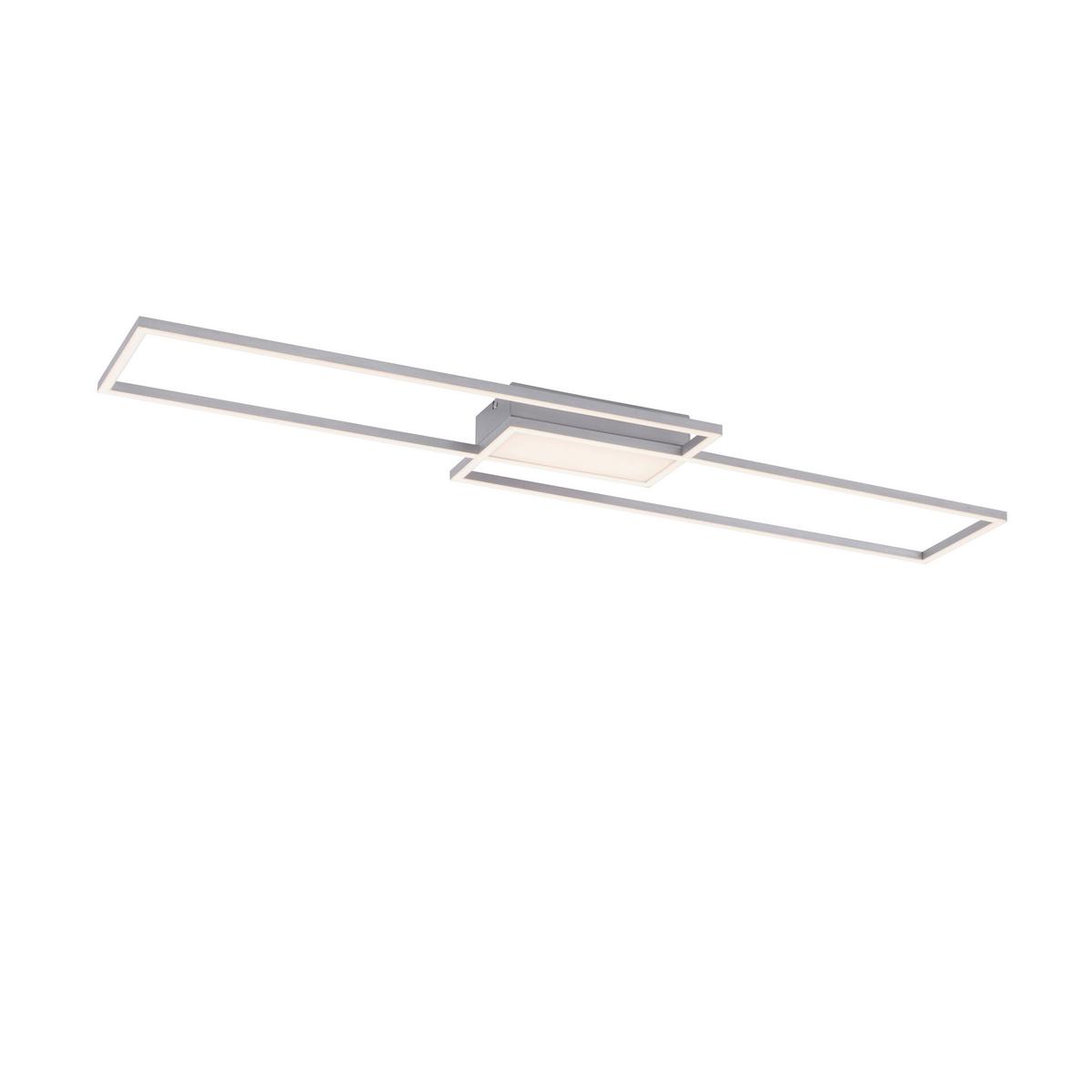 Led-deckenleuchte L: 109,5 Cm Mit 3 Helligkeitsstufen - Silberfarben, Basics, Kunststoff/Metall (109,5/25,5/6cm)